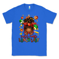 True Royal santas favorite lunch lady afro messy bun Classic Tee - texasbilliewilder