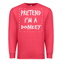 Cardinal pretend i m a donkey halloween costume Premium Sweatshirt - trangStudio