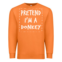 Carrot pretend i m a donkey halloween costume Premium Sweatshirt - trangStudio