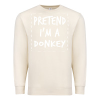 Sandshell pretend i m a donkey halloween costume Premium Sweatshirt - trangStudio