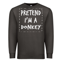 Smoke pretend i m a donkey halloween costume Premium Sweatshirt - trangStudio