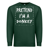 Sports Green pretend i m a donkey halloween costume Premium Sweatshirt - trangStudio