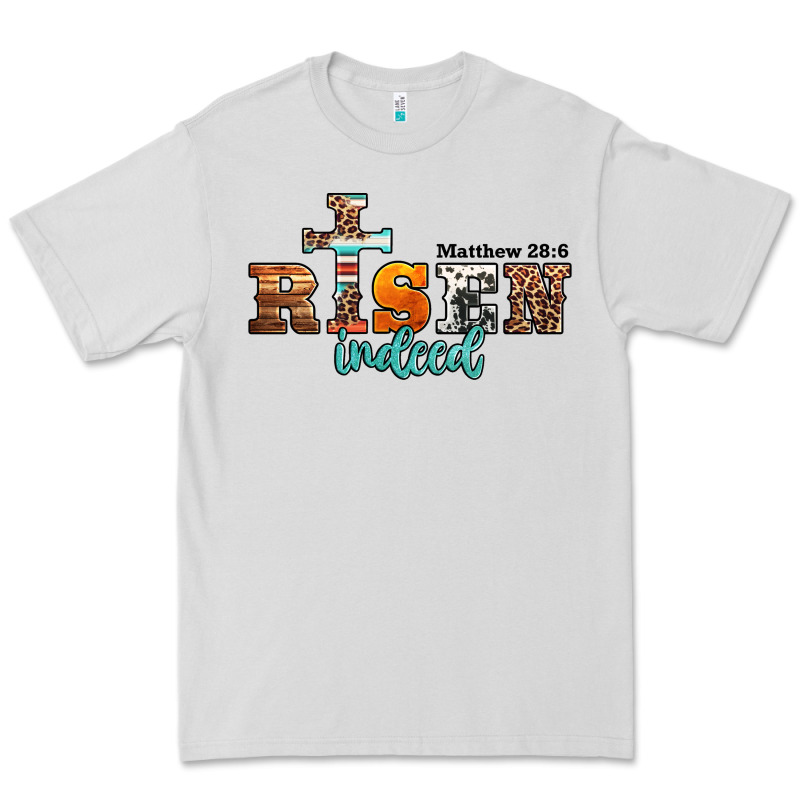 He Is Risen Indeed Matthew 28 6 Jesus Christ Easter Premium Tee by Jasminsmagicworld | Teevron