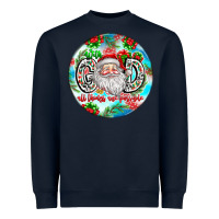 Navy With god all things are possible Heavyweight Sweatshirt - CowhideDigitalArt