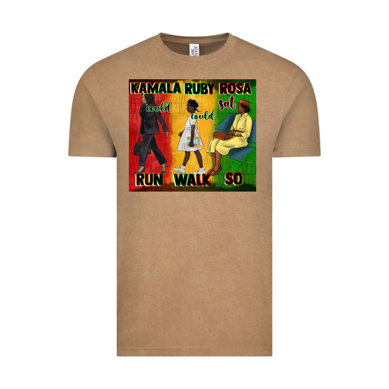 Rosa Sat So Ruby Could Walk So Kamala Could Run Tu Vintage Tee by CowGirlArtShop | Teevron