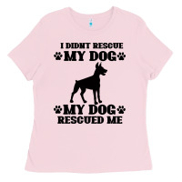 Bubblegum Pink rescue dog Ladies Tee - Bettercallsaul