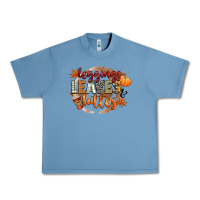 Pebble Blue leaves and lattes Urban Heavy Tee - CowGirlArtShop