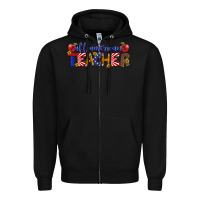 Black all american teacher Zipper Hoodie - Artiststas