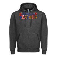 Charcoal Heather all american teacher Zipper Hoodie - Artiststas