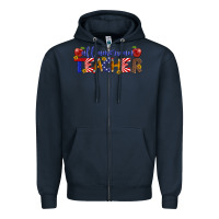 Navy all american teacher Zipper Hoodie - Artiststas