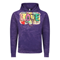 Cloud Purple Love Nursing leopard Vintage Hoodie - CowGirlArtShop