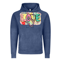 Vintage Denim Love Nursing leopard Vintage Hoodie - CowGirlArtShop