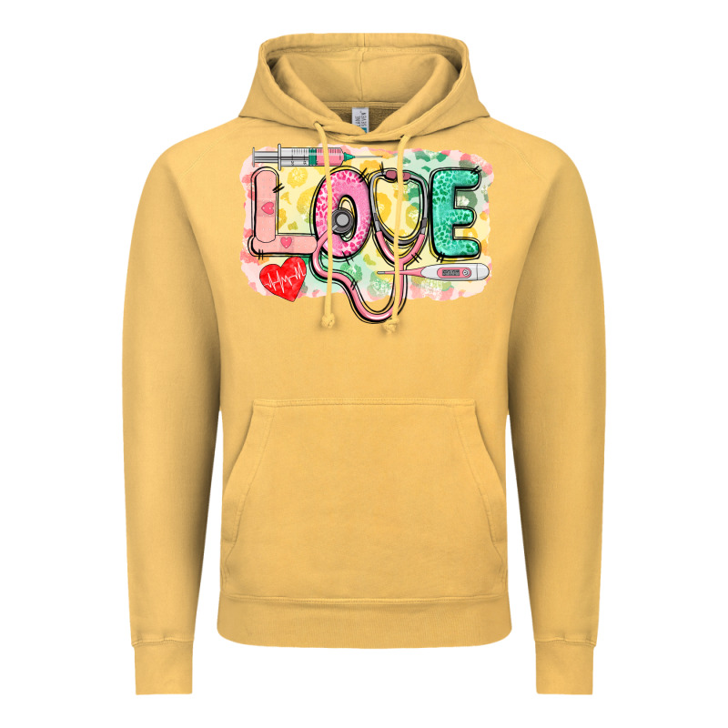 Love Nursing Leopard Vintage Hoodie by CowGirlArtShop | Teevron