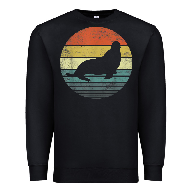 Seal Lover Gifts Retro Vintage Sea Lion Animal Silhouette Premium Sweatshirt by trangStudio | Teevron