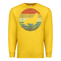 Lemon Seal Lover Gifts Retro Vintage Sea Lion Animal Silhouette Premium Sweatshirt - trangStudio