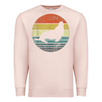 Pale Pink Seal Lover Gifts Retro Vintage Sea Lion Animal Silhouette Premium Sweatshirt - trangStudio