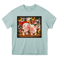 Arona Christmas pigs tumbler Heavy Core Tee - Jasminsmagicworld