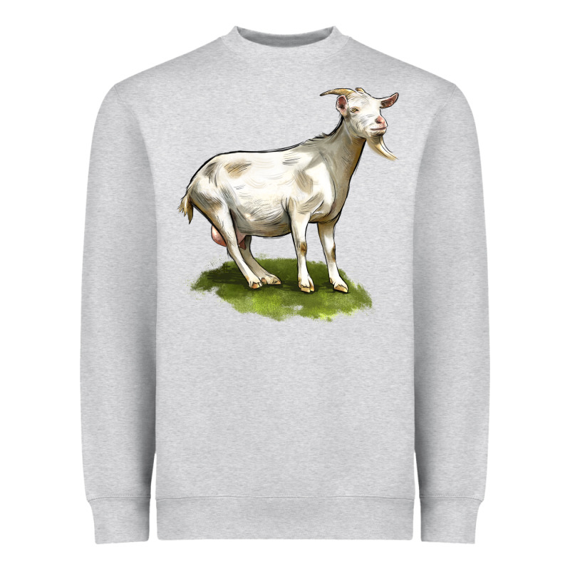 Cashmere Goat Heavyweight Sweatshirt by LillyAllenDesigns | Teevron