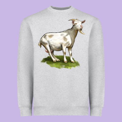 Cashmere Goat Heavyweight Sweatshirt Designed By Lillyallendesigns
