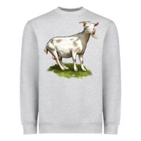 Heather Grey cashmere goat Heavyweight Sweatshirt - LillyAllenDesigns