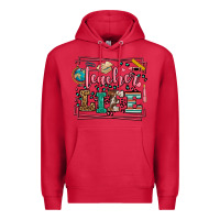 Cardinal Teacher life leopard frame Premium Hoodie - LillyAllenDesigns