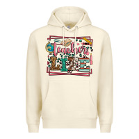 Sandshell Teacher life leopard frame Premium Hoodie - LillyAllenDesigns