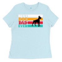 Baby Blue Best Dog Dad Ever Ladies Tee - Bettercallsaul