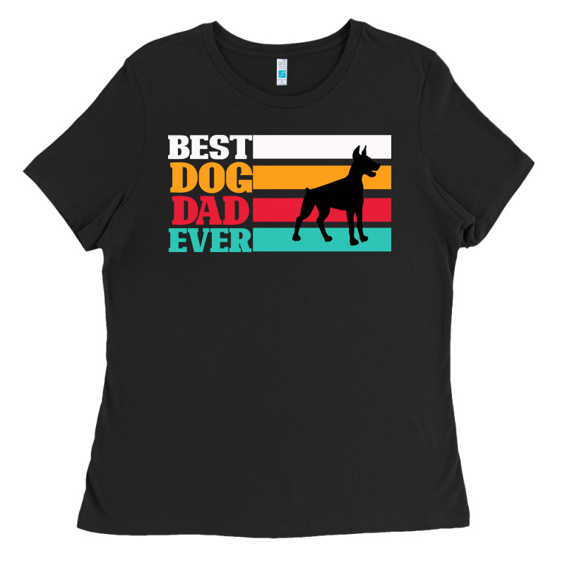 Best Dog Dad Ever Ladies Tee by Bettercallsaul | Teevron