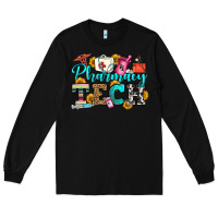 Black pharmacy tech Long Sleeve Tee - OliviaCreatesArt