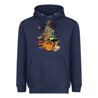 Navy halloween owl Heavyweight Hoodie - BarkalooDesign