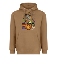 Toasted Coconut halloween owl Heavyweight Hoodie - BarkalooDesign