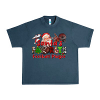 Midnight Navy santas favorite  football player Urban Heavy Tee - CowGirlArtShop