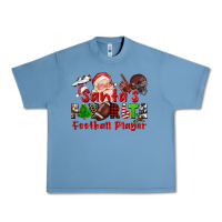 Santas Favorite  Football Player Urban Heavy Tee | Teevron