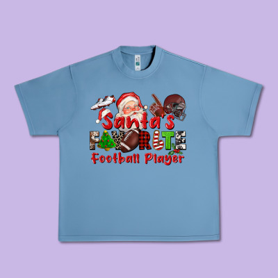 Santas Favorite  Football Player Urban Heavy Tee Designed By Cowgirlartshop