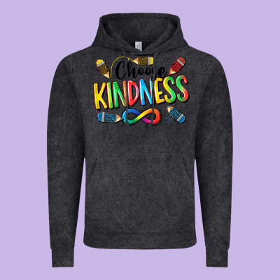 Chose Kindness Autism Vintage Hoodie Designed By Cowgirlartshop