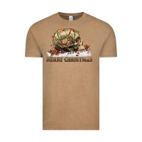 Vintage Coffee Merry christmas skull Vintage Tee - RanaPortraitStore