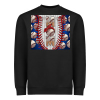 Black Baseball Mom Heavyweight Sweatshirt - CowhideDigitalArt