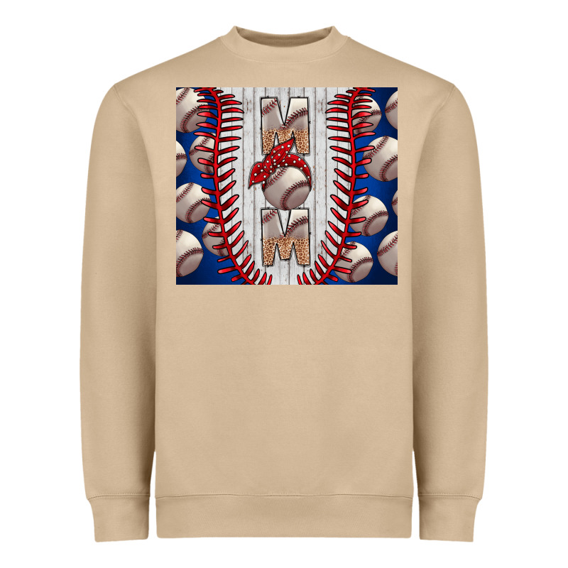 Baseball Mom Heavyweight Sweatshirt by CowhideDigitalArt | Teevron