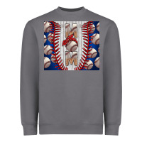 Storm Baseball Mom Heavyweight Sweatshirt - CowhideDigitalArt