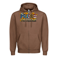 Chestnut proud veteran boots and hats Zipper Hoodie - Artiststas
