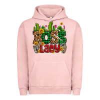 Pigment Salmon boss lady with money and cactus Urban Hoodie - AdoDesignShop