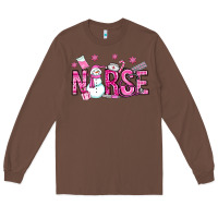 Chestnut nurse pink christmas Long Sleeve Tee - OliviaCreatesArt