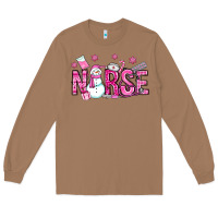 Toasted Coconut nurse pink christmas Long Sleeve Tee - OliviaCreatesArt