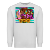 Dove Grey nail boss tumbler Premium Sweatshirt - BarkalooDesign