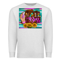Oatmeal Heather nail boss tumbler Premium Sweatshirt - BarkalooDesign
