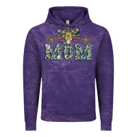 Cloud Purple Mom with Cow skull Mother's Day Vintage Hoodie - CowGirlArtShop
