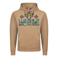 Vintage Coffee Mom with Cow skull Mother's Day Vintage Hoodie - CowGirlArtShop