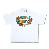 White gobble gobble yall Urban Heavy Tee - CowGirlArtShop