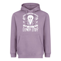 Lavender lunch lady halloween ghost cafeteria worker all hallows' eve t shirt Heavyweight Hoodie - trangStudio