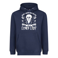 Lunch Lady Halloween Ghost Cafeteria Worker All Hallows' Eve T Shirt Heavyweight Hoodie | Teevron